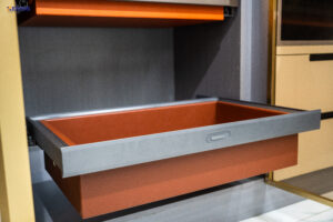 Leather Cabinet basket