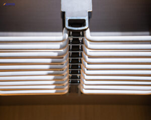 Top mounted trouser rack